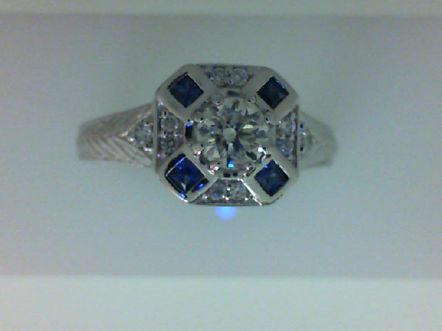 Lady's White 14 Karat Engraved