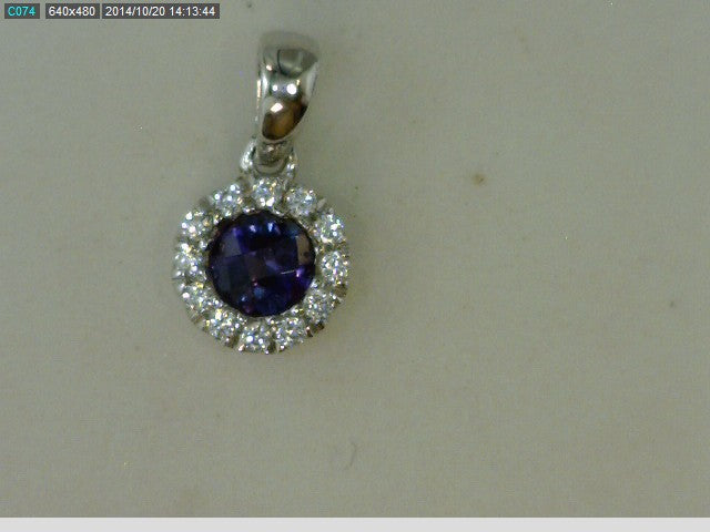 STERLING SILVER  JUNE 12CZ PEN