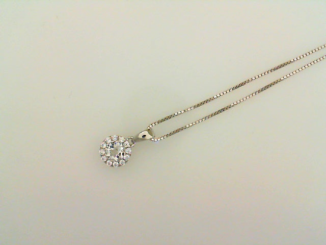 STERLING SILVER APRIL12CZ PEND