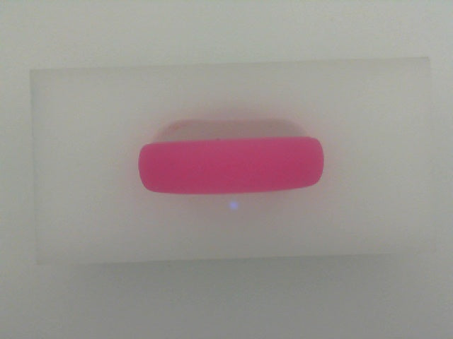 Solid,Pink-8.7mm Silicone Band