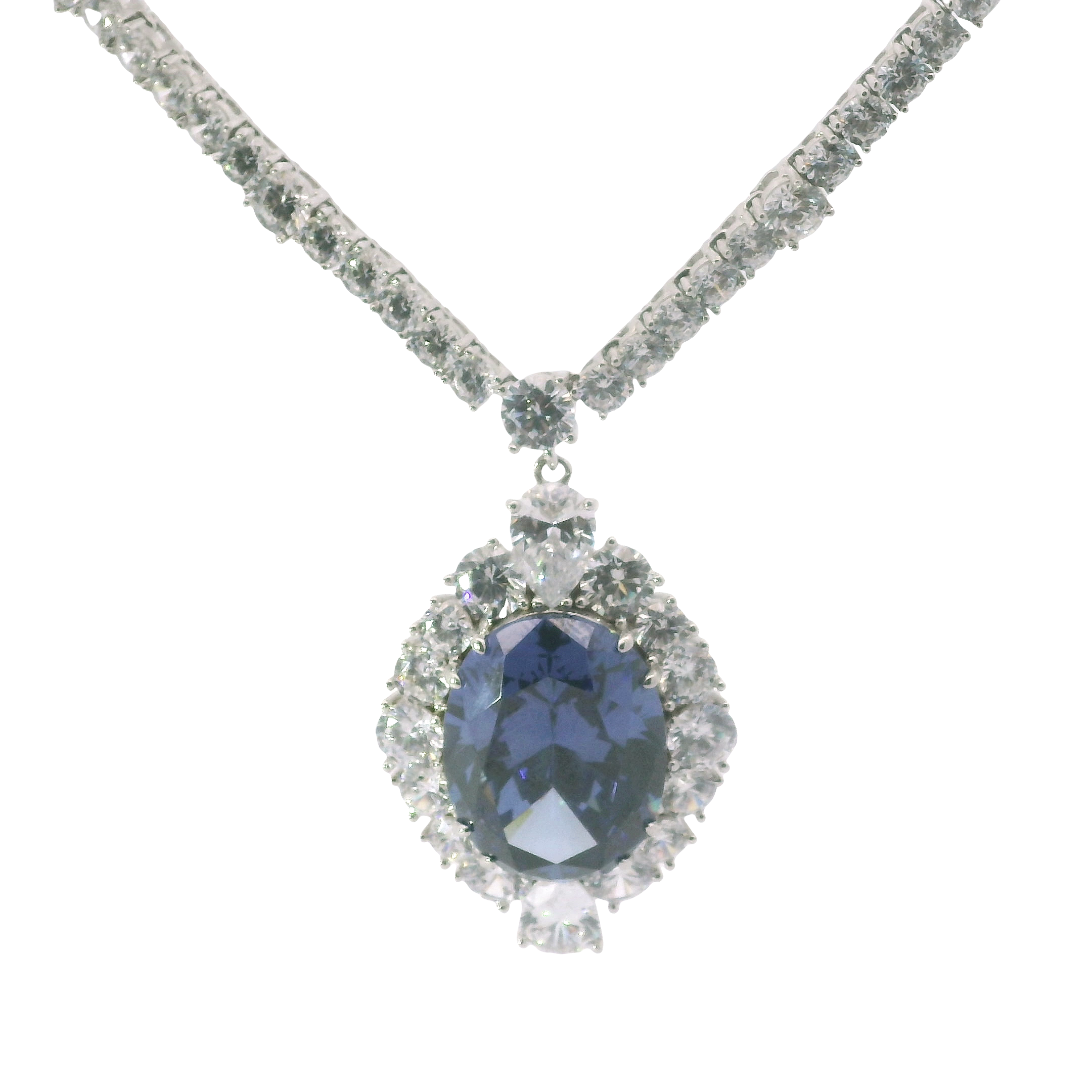 Stunning 50 carat oval center