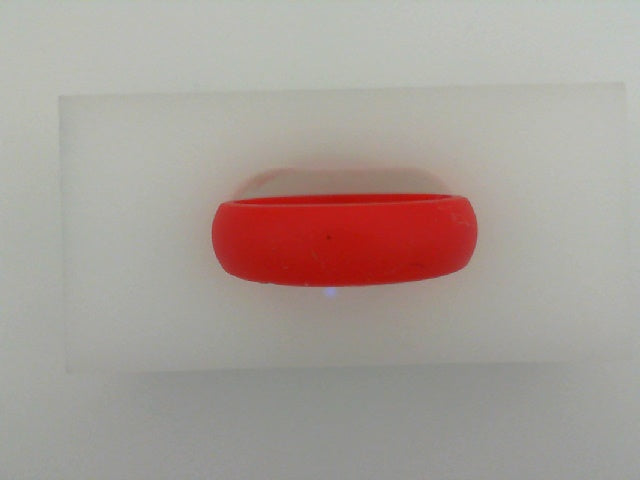 Solid,Red-5.5mm Silicone Band,
