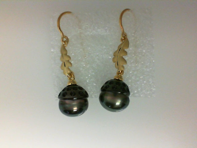 Lady's Yellow 14 Karat Earring