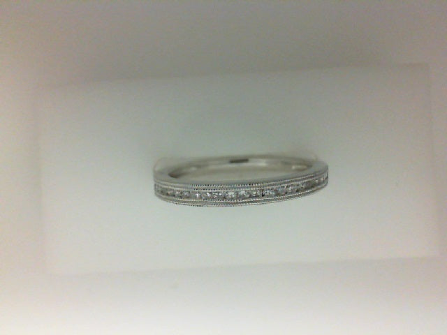 Lady's White 14 Karat Milgrain