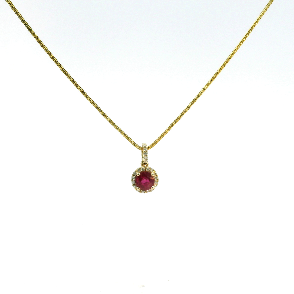 Colored Stone Pendant