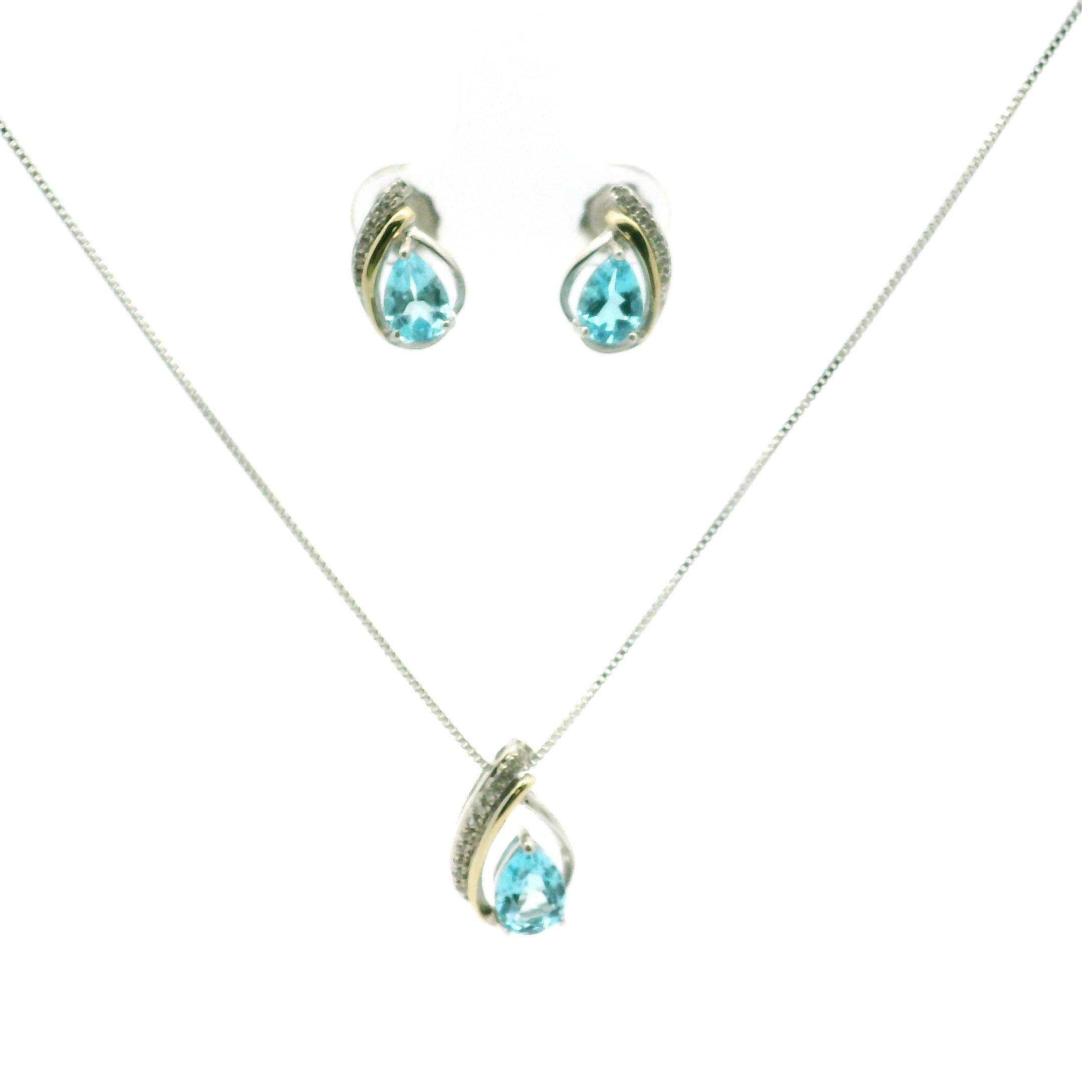 Sterling pendant and Earrings