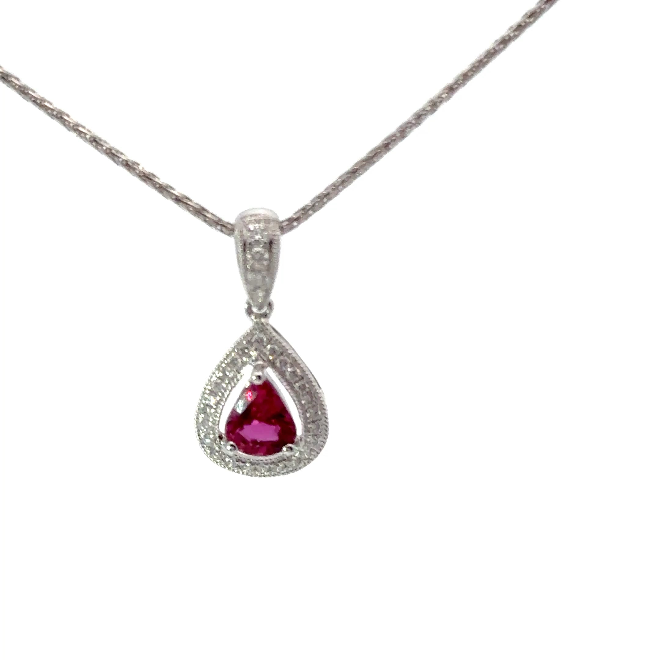Colored Stone Pendant