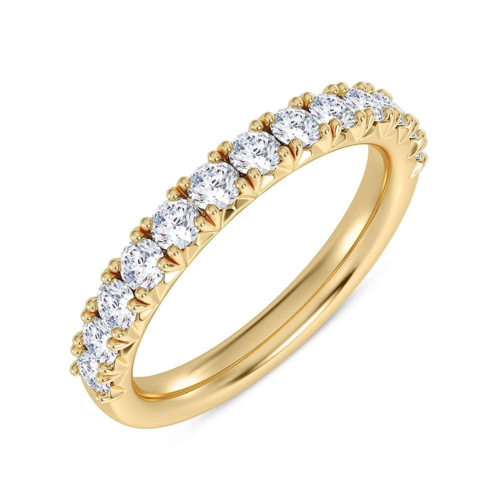 Diamond wedding band