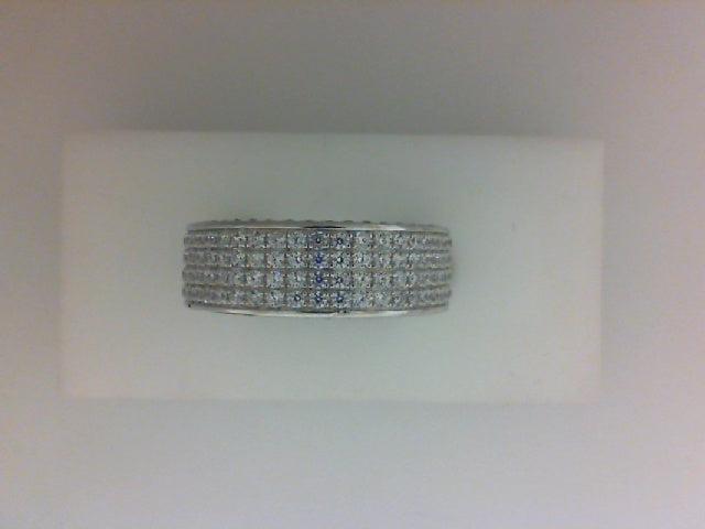 SS FANCY CZ RING SZ 7