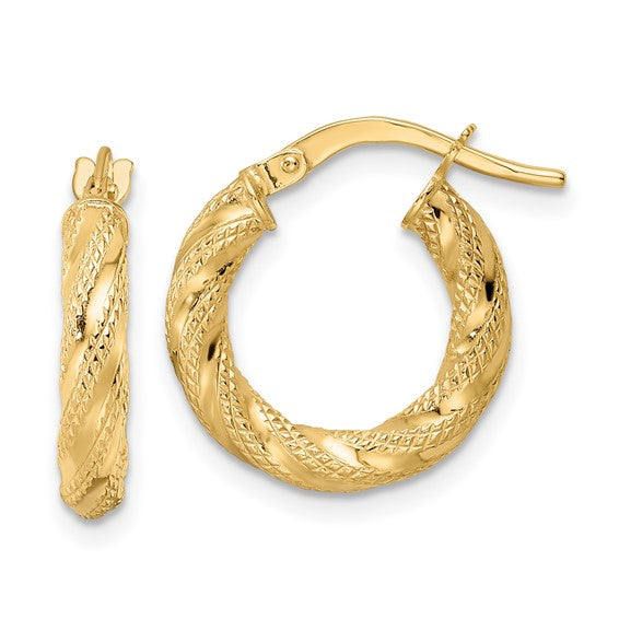 Gold/Platinum Earring