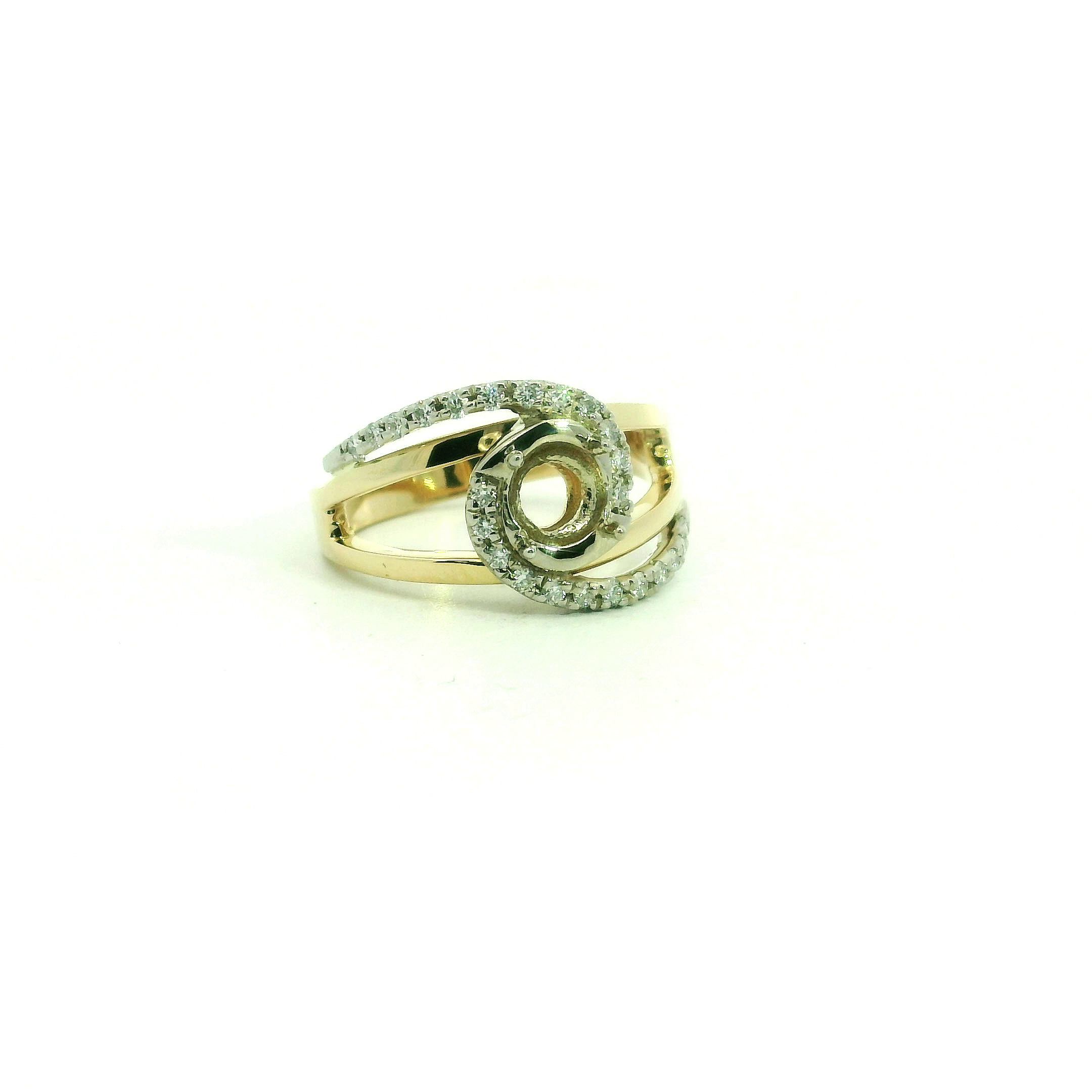 LAb grown Diamond Semi Mounting