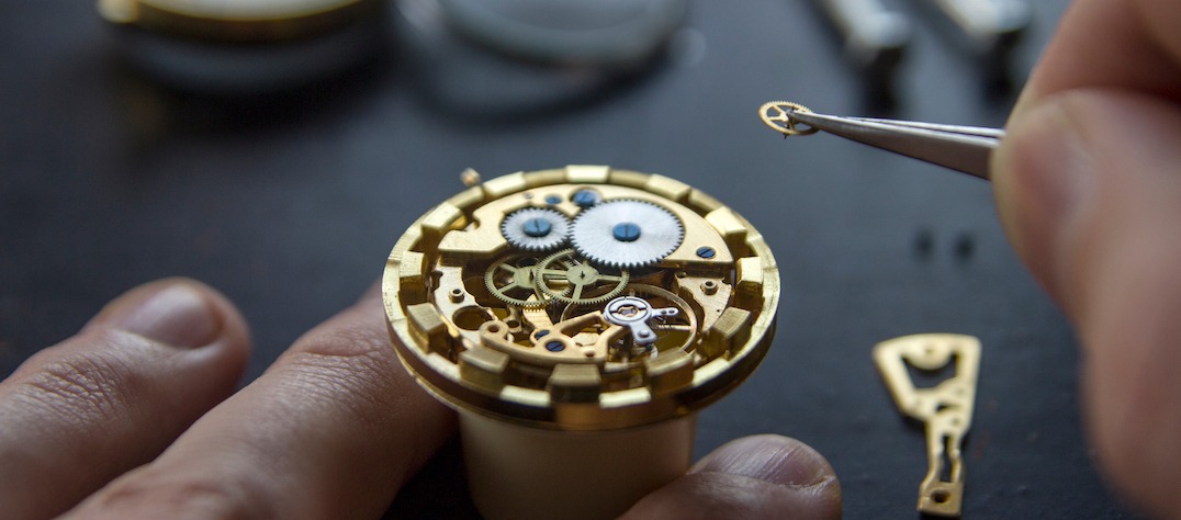 Photograph of watch repair at Hustedt Jewelers